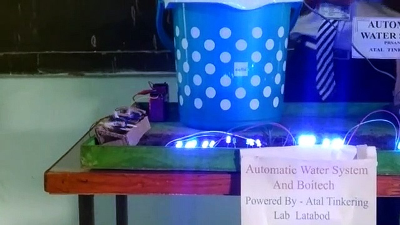 automatic water system  made by mk sinha   using arduino  and sensors