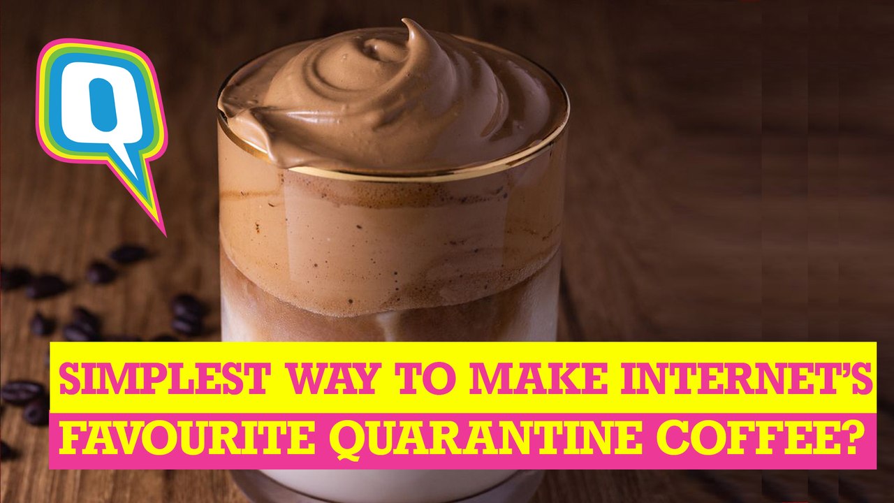 Simplest & Easiest Way to Make Internet's Favourite Drink Dalgona Coffee