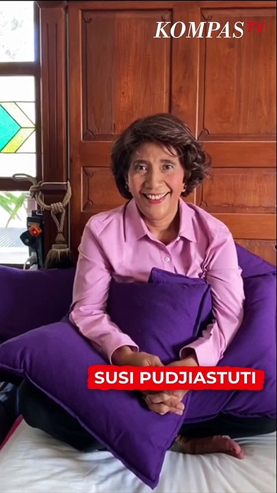Tampil Beda, Susi Pudjiastuti Ajak Untuk Kerja Dari Rumah