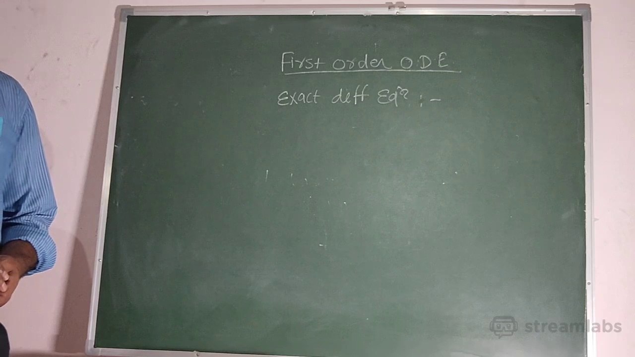 First order ordinary differential equations__Exact Differential Equations__part-1__Barun Maths__