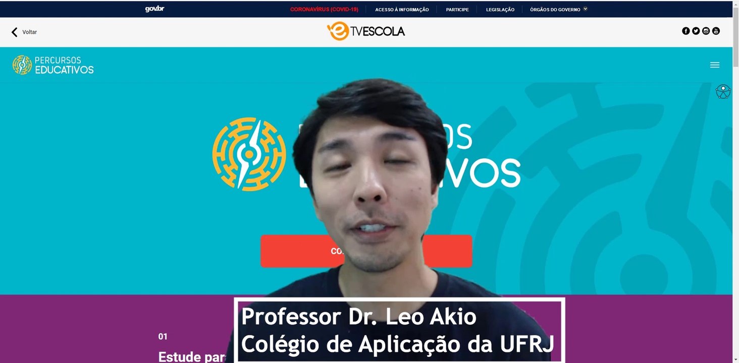 Sugestões para estudos ENEM 2020 - Matemática, LP, Bio, Geo, Fís, Quí, Redação, Artes Visuais e História.