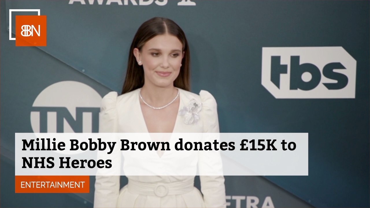 Millie Bobby Brown Donates