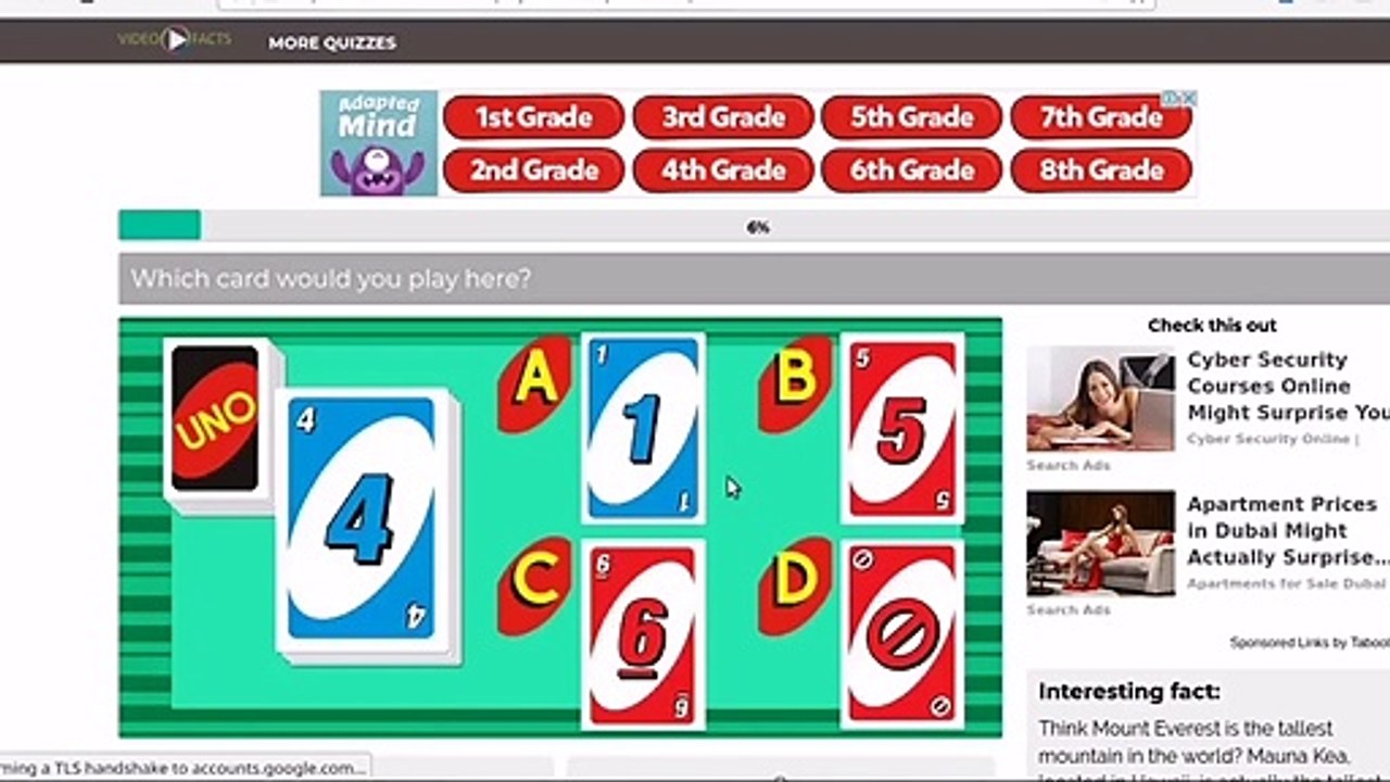 Uno Quiz Answers Latest Updated. Videofacts