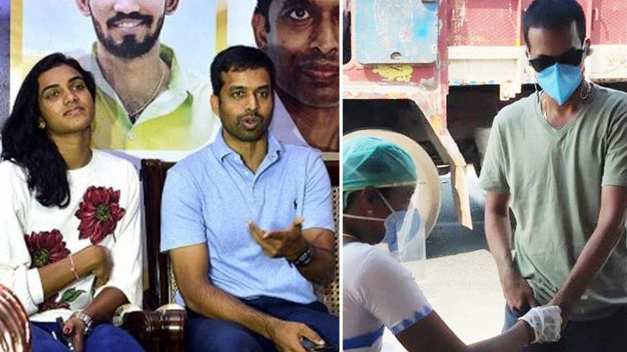 Pullela Gopichand Stamped With 28 Days Quarantine Stamp