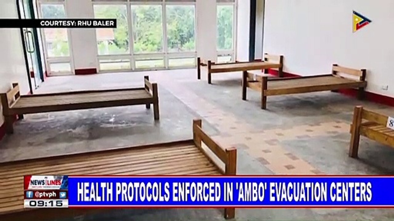 Health protocols enforced in #AmboPh evacuation centers