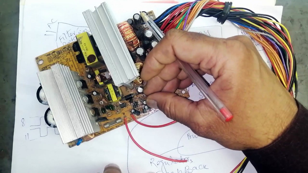 #171 ATX Power Supply Circuit Description in Urdu / Hindi