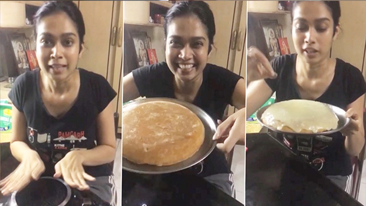 माधुरी देसाईने बेक केला केक