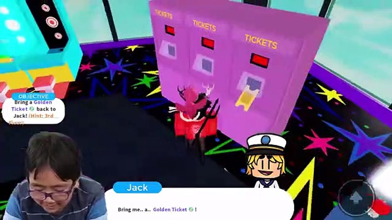 Ryan’s Crazy Cruise Story in Roblox! Let’s Play Roblox with Ryan’s Mommy