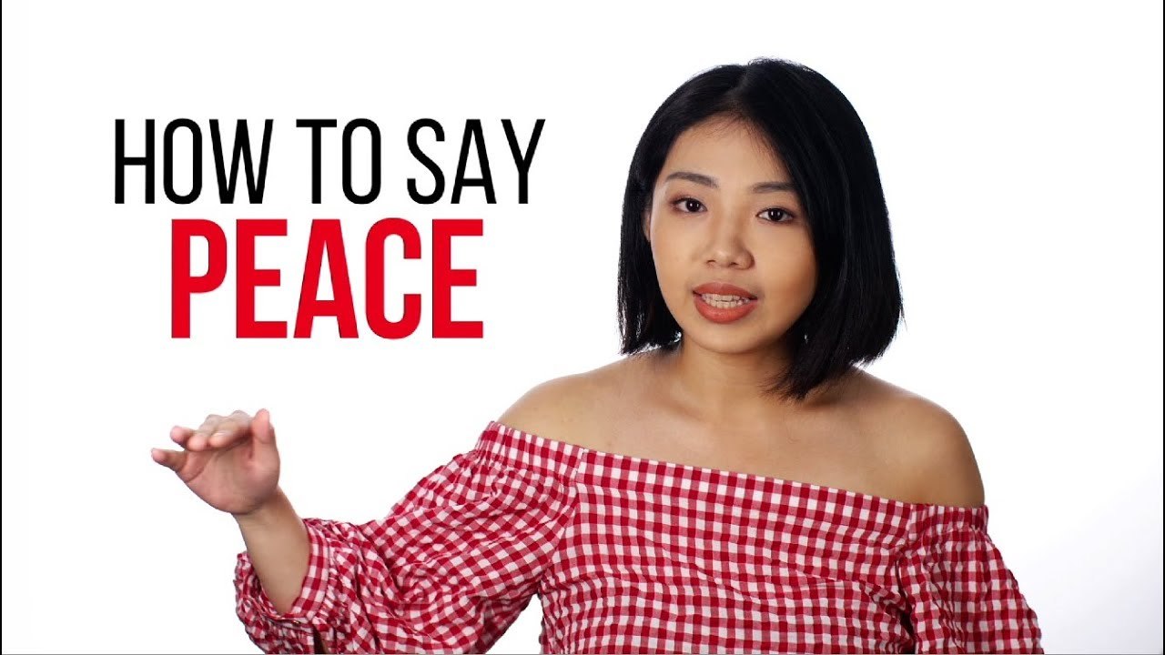 How to Say "Peace" in Chinese | How To Say Series | ChinesePod