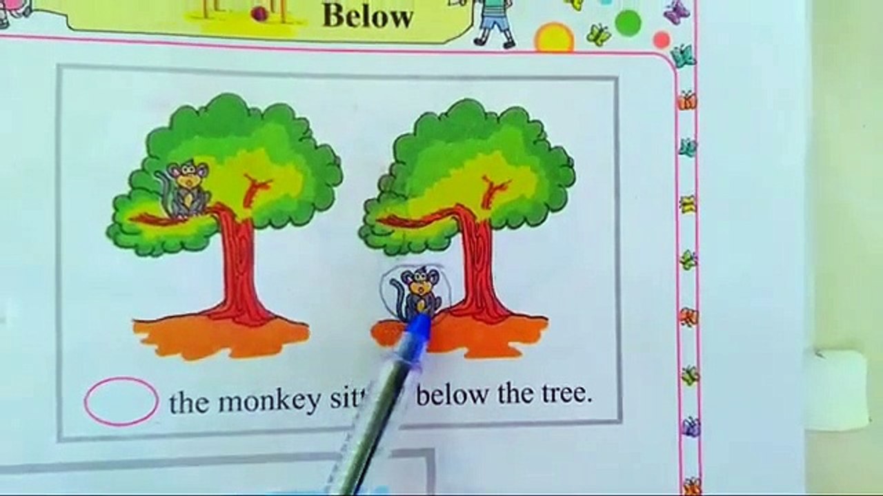 Above and below | Maths for 1st std | ssc board | Maharashtra board | Learn maths for kids