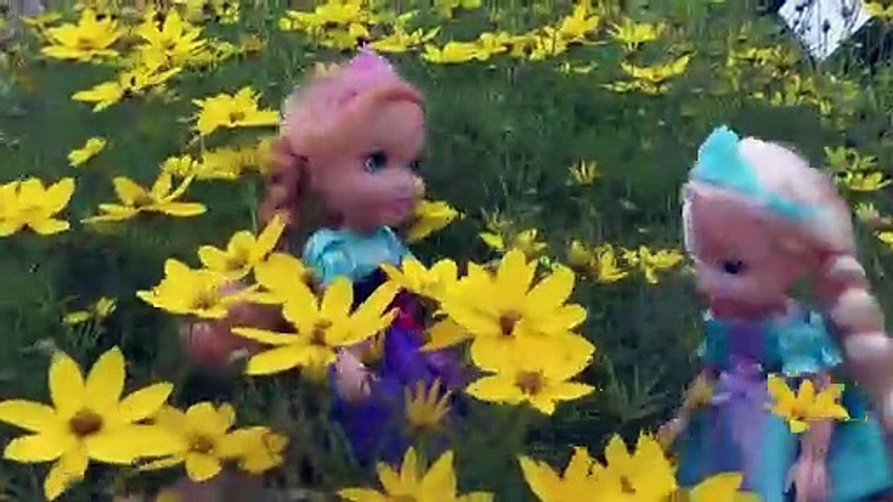 Elsa and Anna toddlers and Ursula