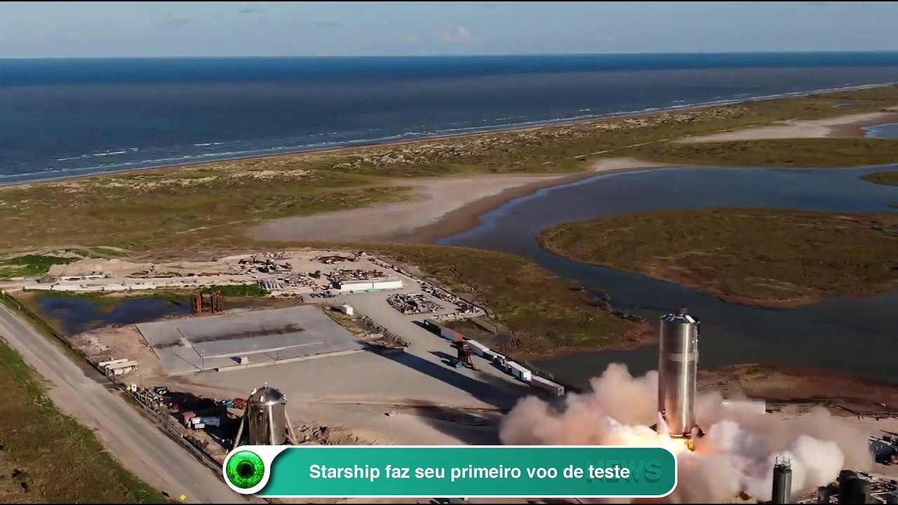 Starship faz seu primeiro voo de teste