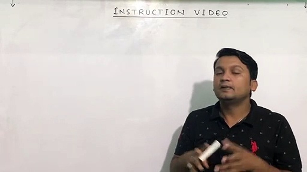 INSTRUCTION VIDEO