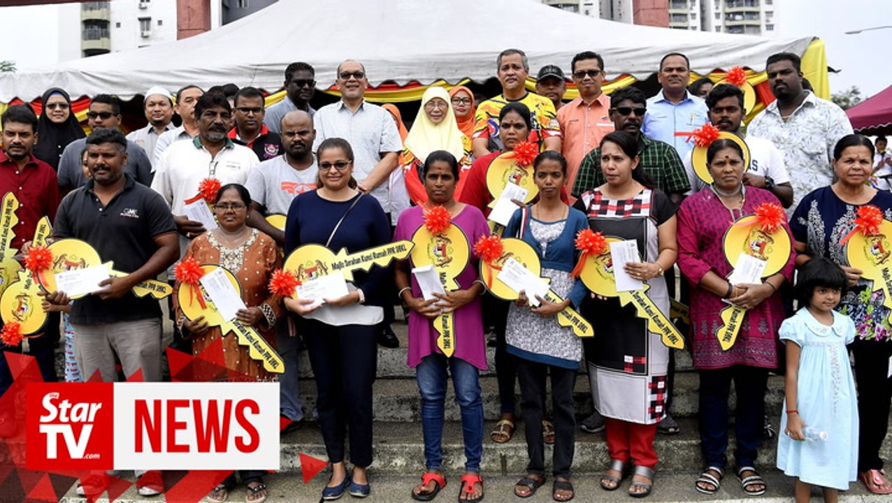 Transit homes given to 24 squatter families