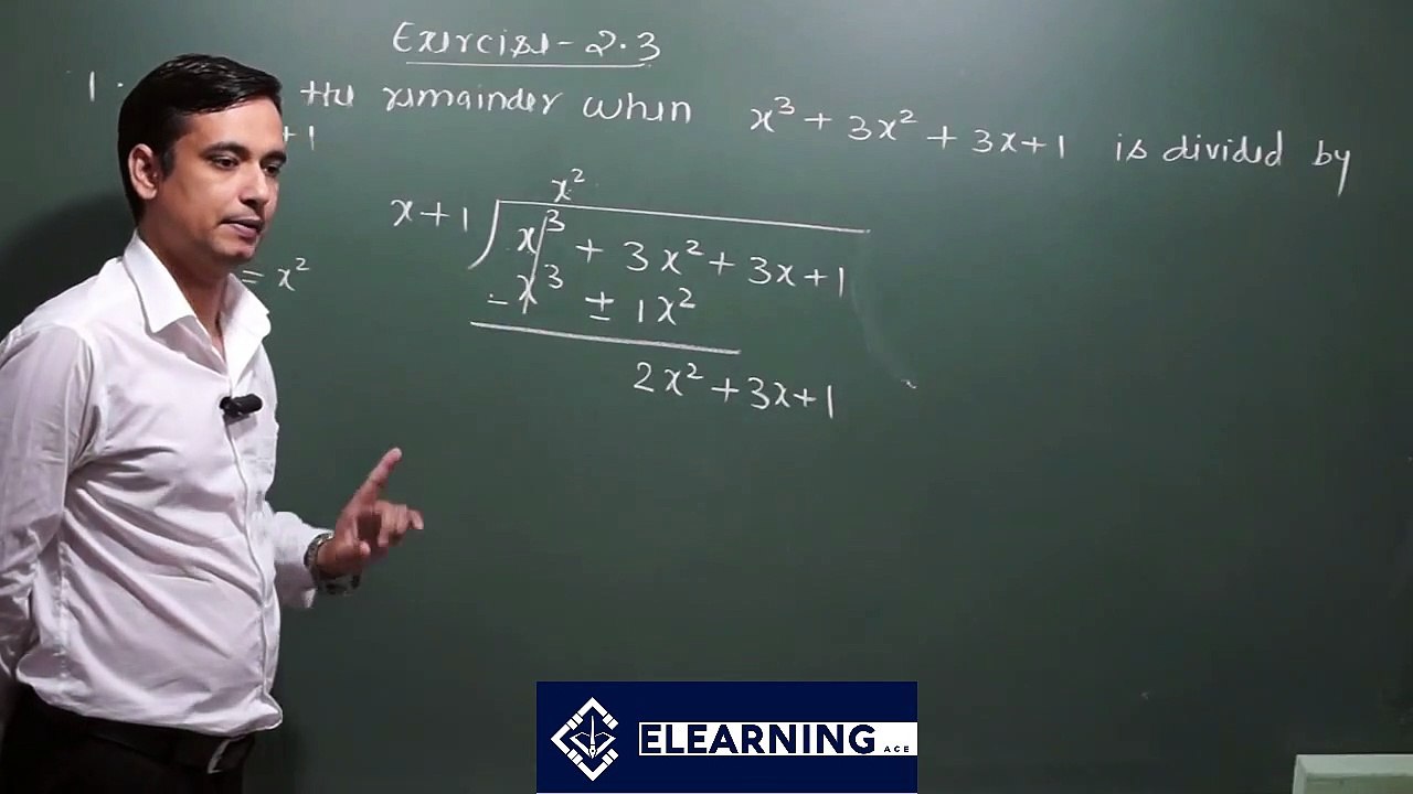 `CLASS 9 EX.- 2.3[PART-1] POLYNOMIALS  MATHEMATICS[NCERT]