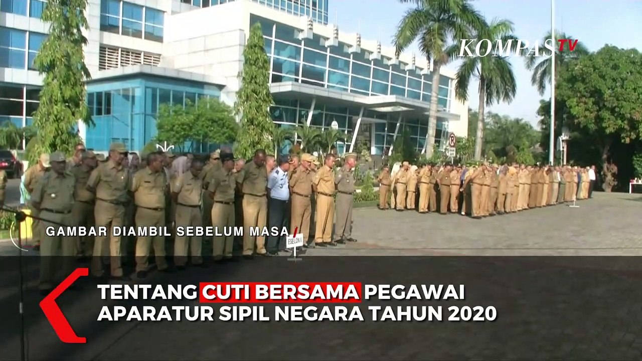 Jokowi Teken Cuti Bersama Pegawai ASN Tahun 2020