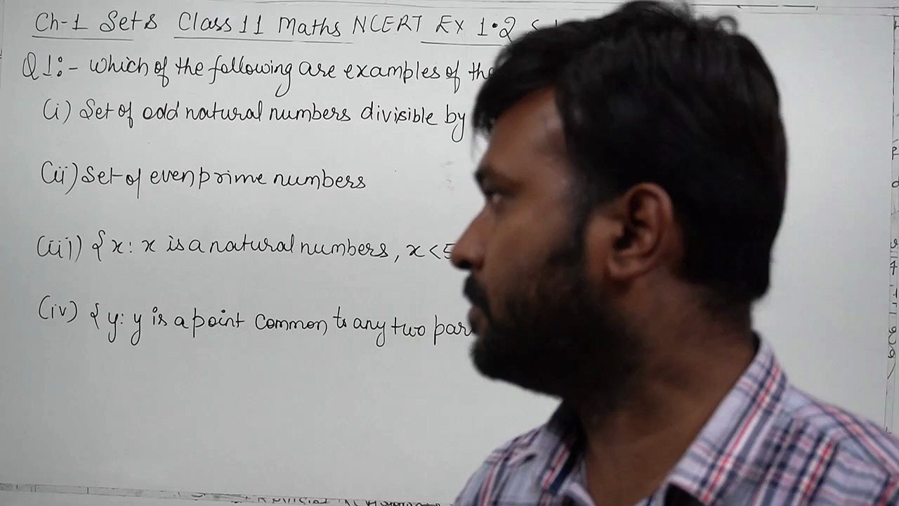 Class 11 Maths Ex 1.2 Solutions Ch 1 Sets