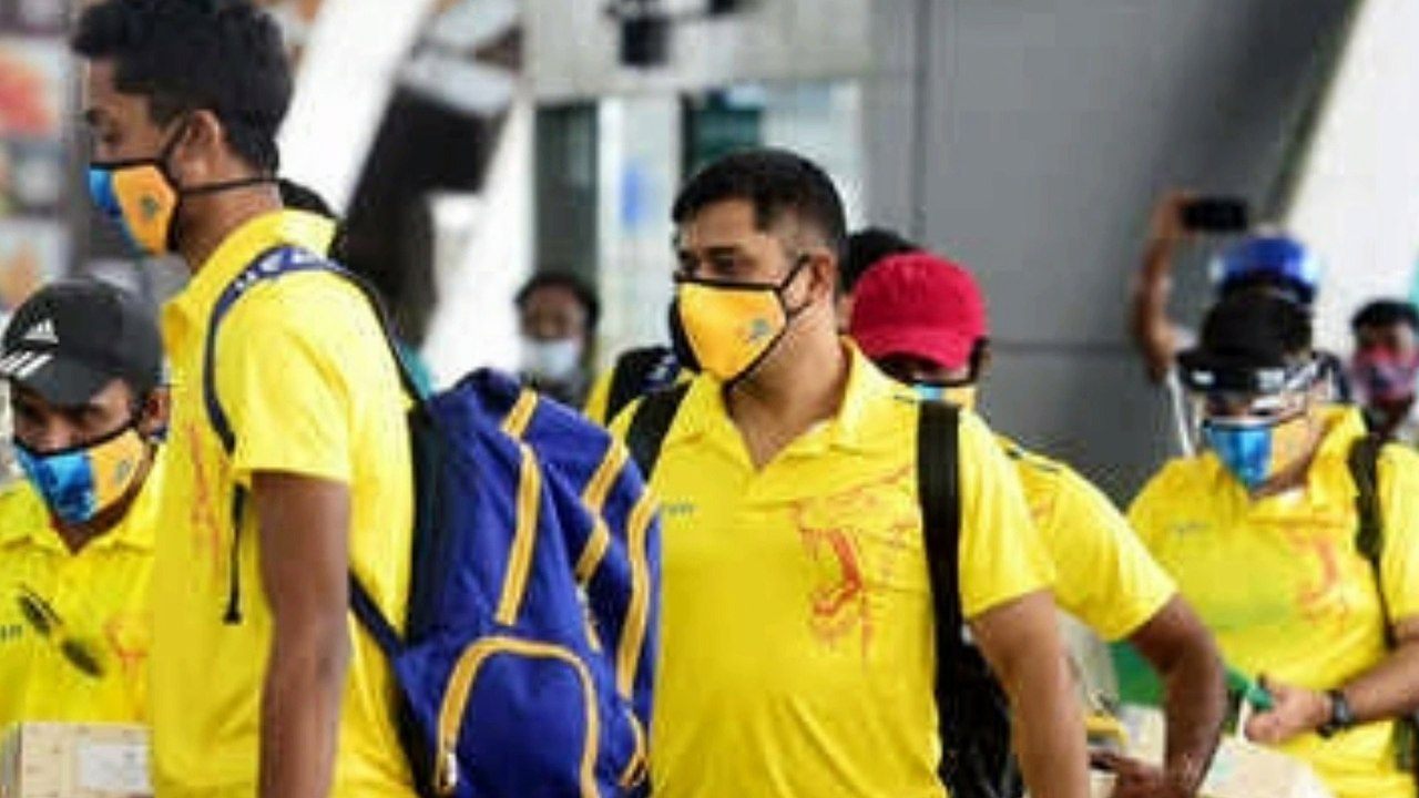 CSK team corona | corona CSK team | Dhoni team corona | corona dhoni team