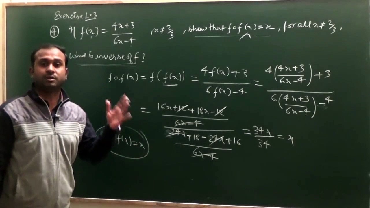 NCERT 12 Maths Ex 1.3 Ch 1 Relations & Functions hints & solutions (Part 1)