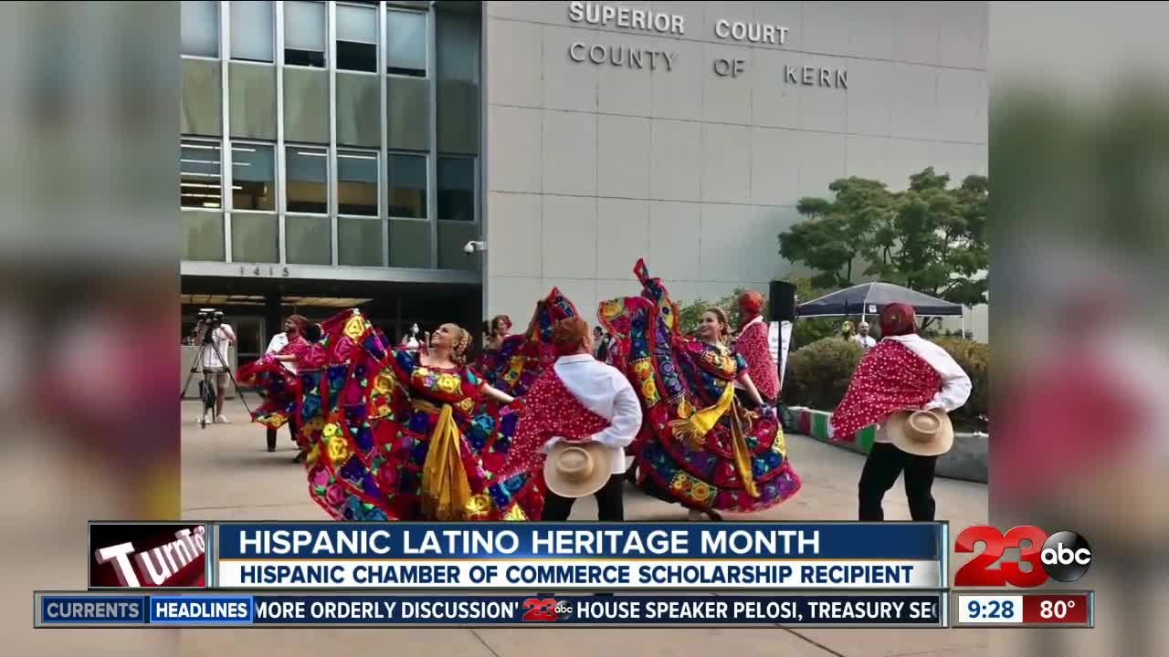 Hispanic Chamber of Commerce scholarship recipient and Mother reflect on what their culture means to them