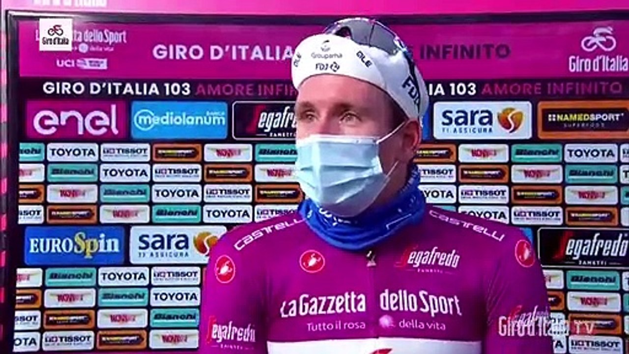 Tour d'Italie 2020 - Arnaud Démare : "Aujourd'hui, c'est match nul avec Sagan"