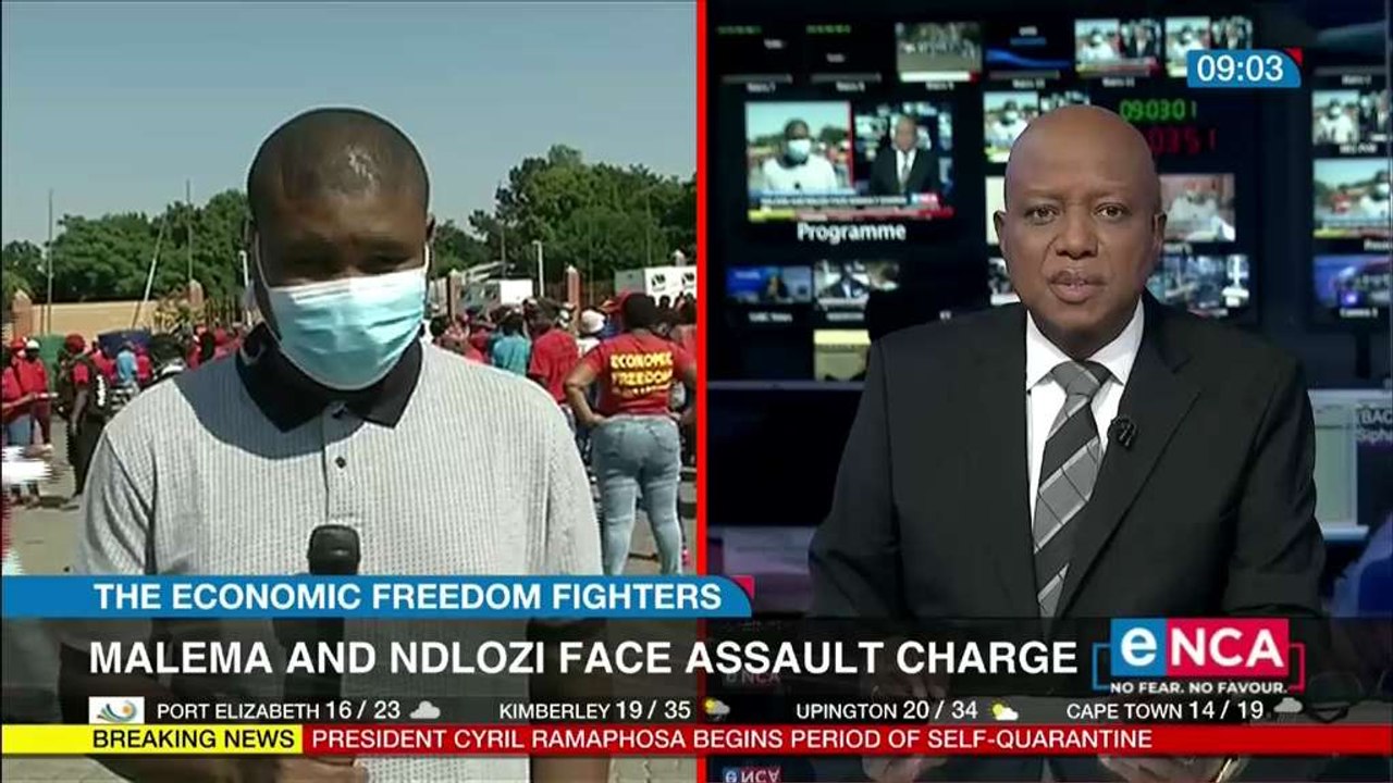 Malema and Ndlozi back in court on assault charges