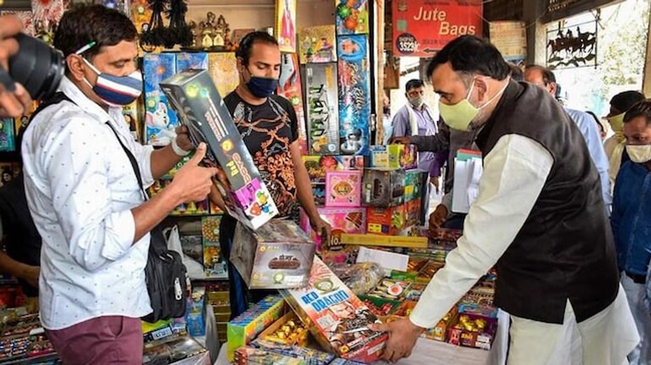 Watch: Delhi govt bans firecrackers
