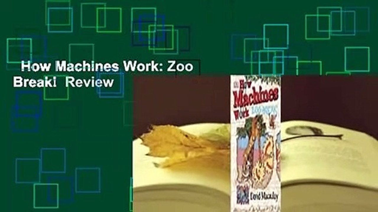 How Machines Work: Zoo Break!  Review
