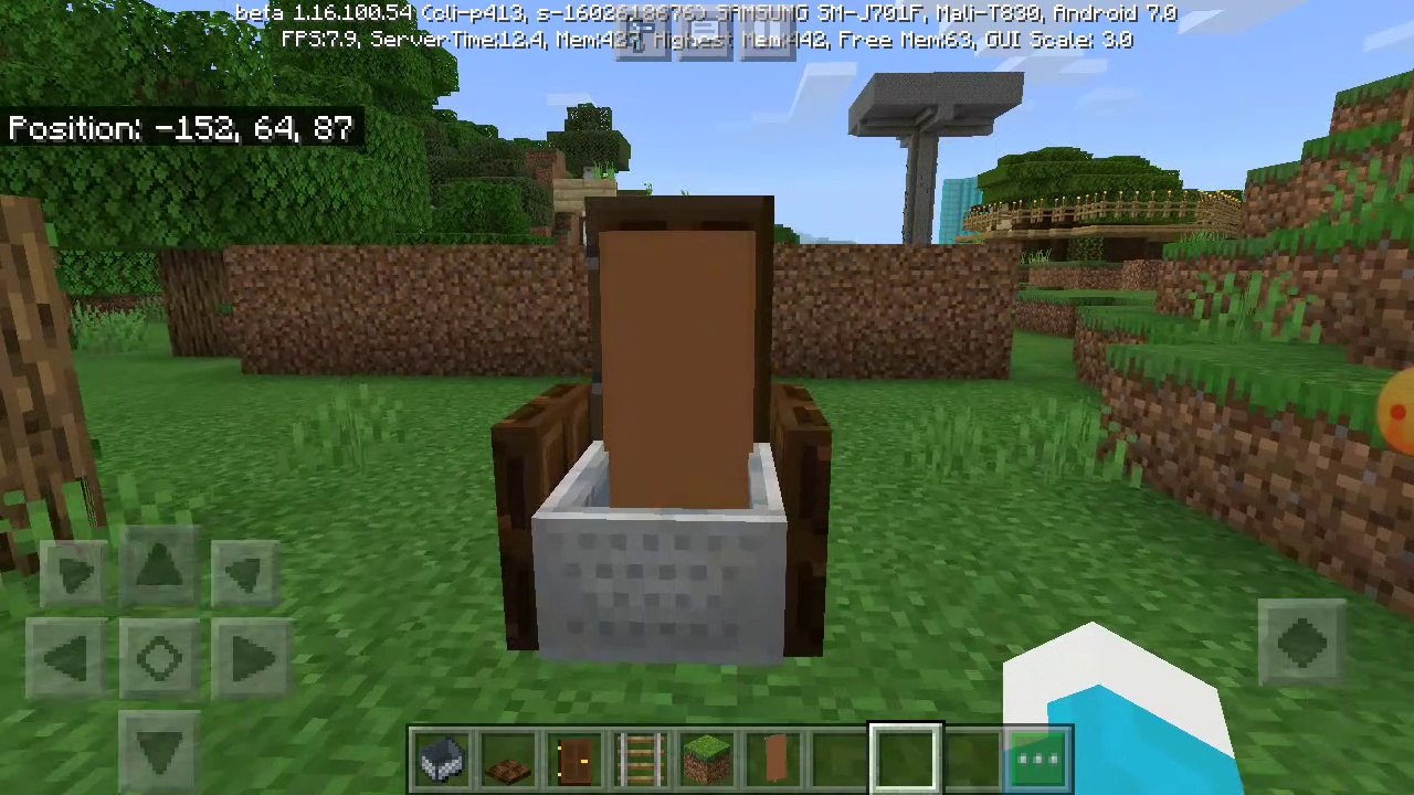 How to make a working chair in Minecraft Pe। Minecraft me working Chair kaise banaye। Rocking Sky Gamer
