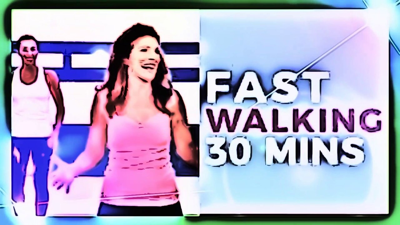 The Lovely Leslie Sansone Walk From Home Cartoonized