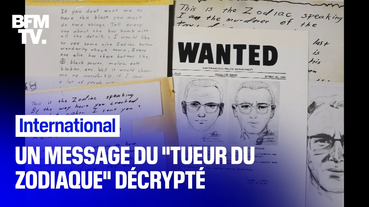 Un message du "Tueur du Zodiaque" décrypté plus de 50 ans après