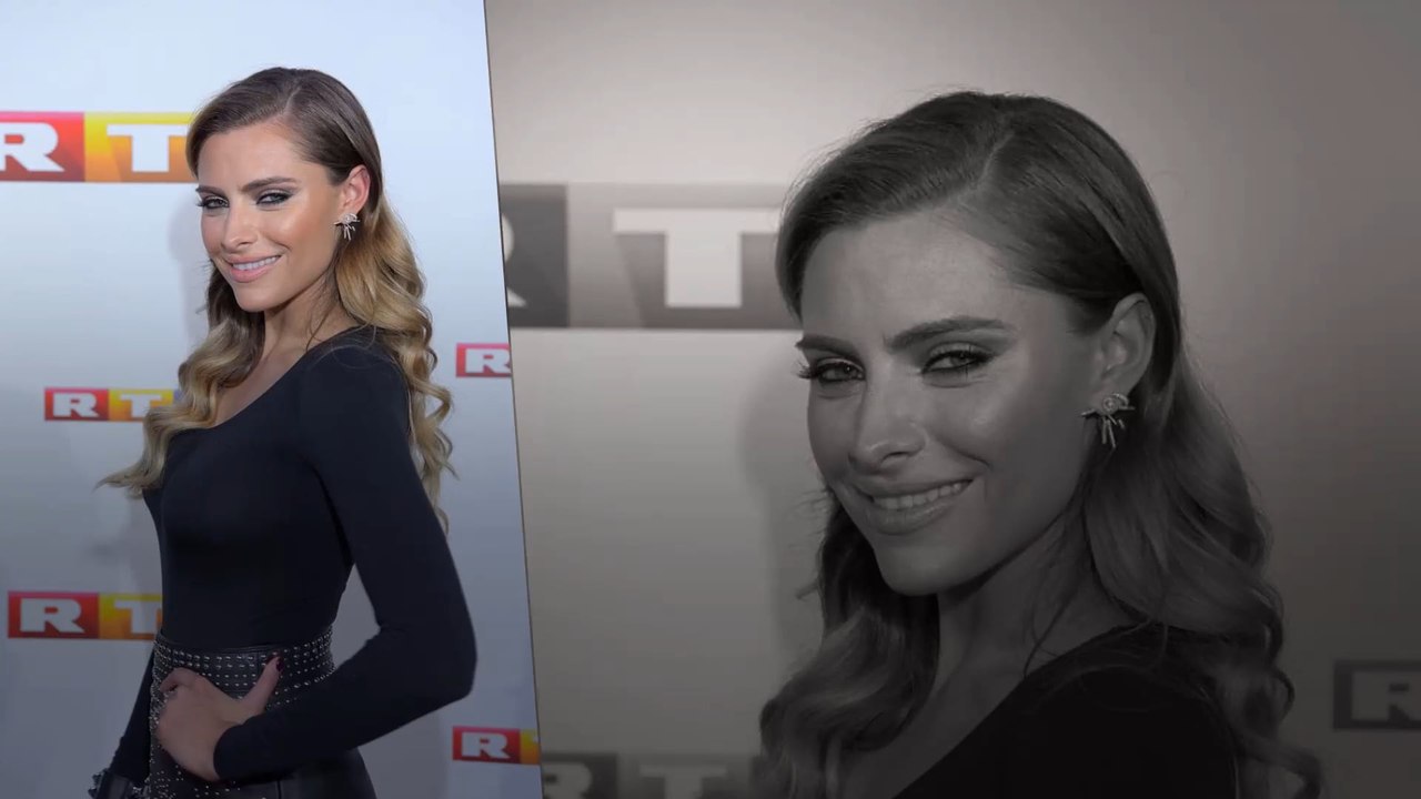 Sophia Thomalla im mega knappen Achtziger-Badeanzug