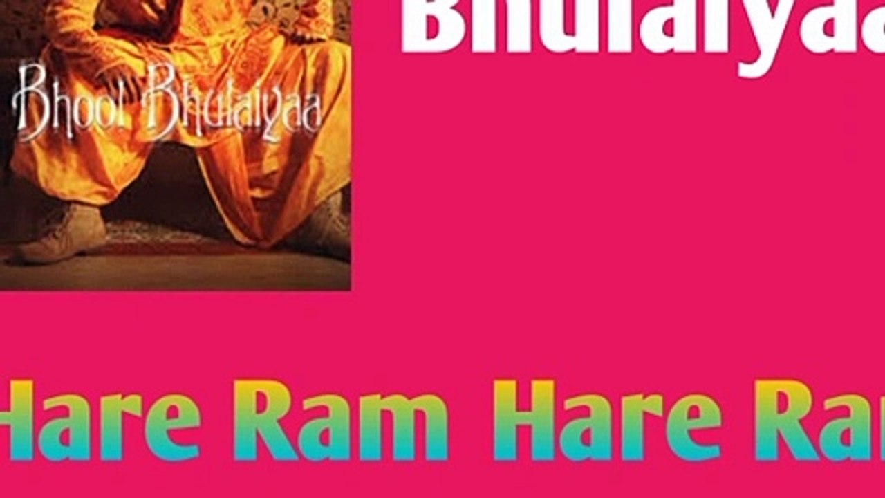 Bhool Bhulaiyaa song.