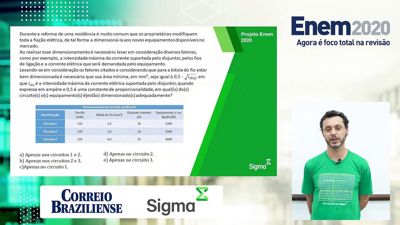 Questões de  Física para o Enem
