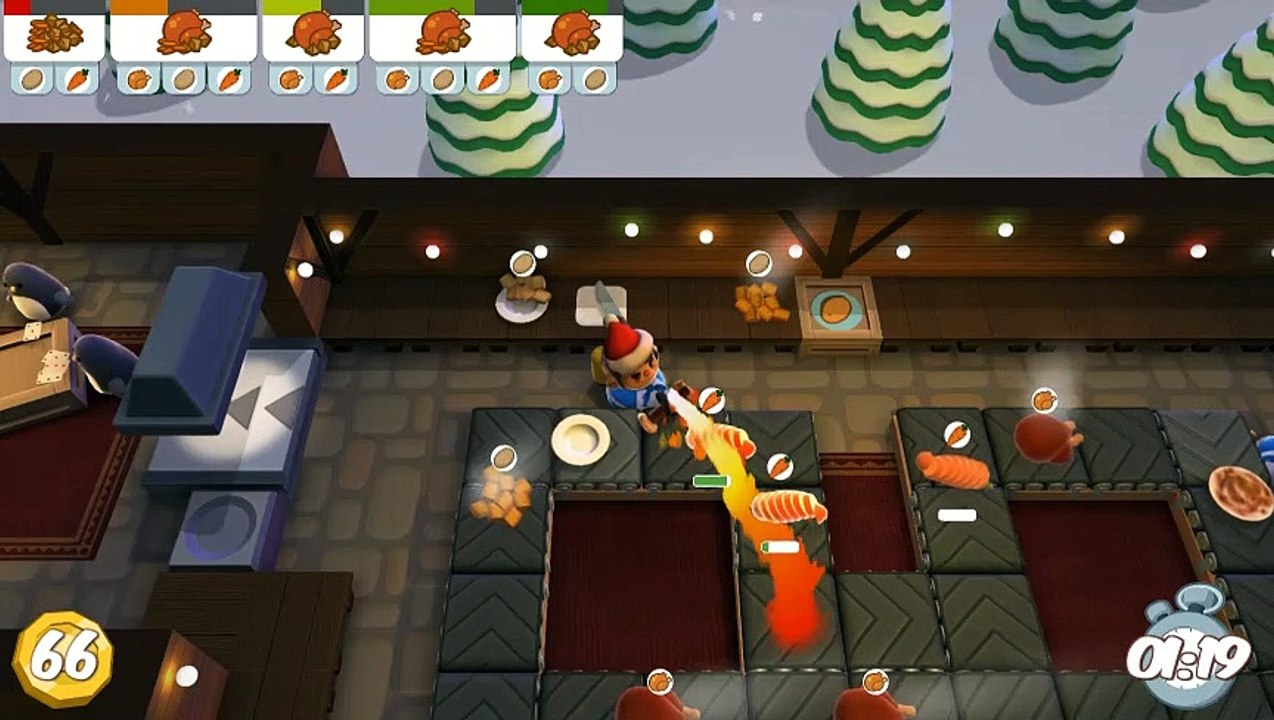 OVERCOOKED! festive season - gameplay