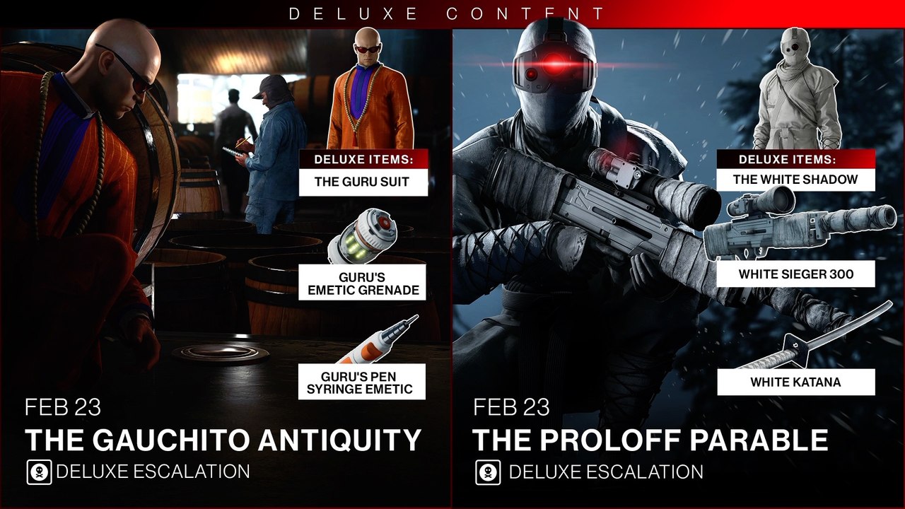 Hitman 3 - February Roadmap.