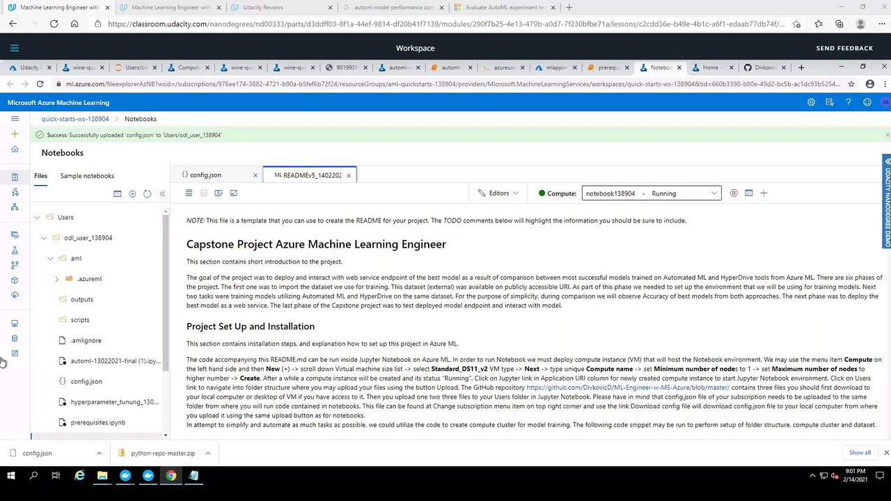 Screencast ND Capstone Project DD 2021-02-14 22-01-16