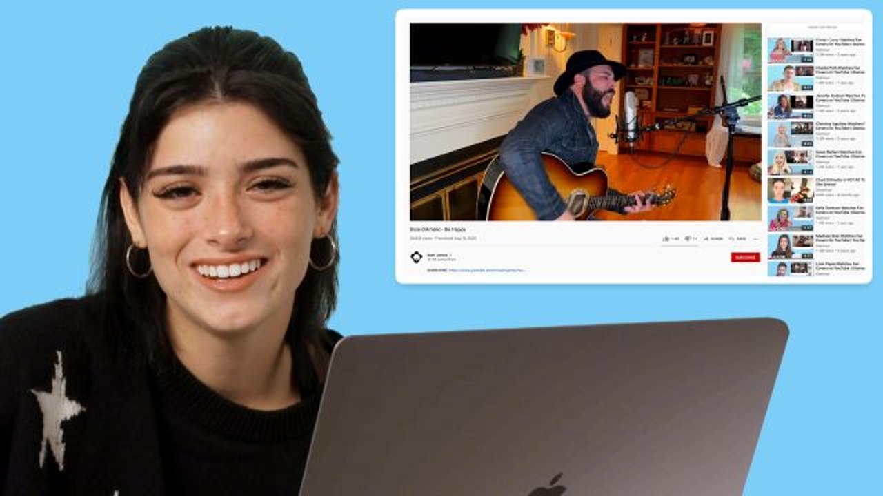 Dixie D'Amelio Watches Fan Covers On TikTok and Youtube
