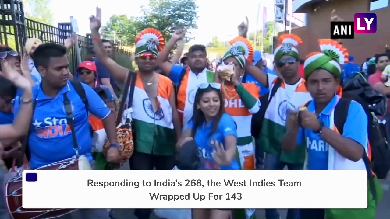 Fans Celebrate Indias Comfortable Win Against West Indies in CWC 2019