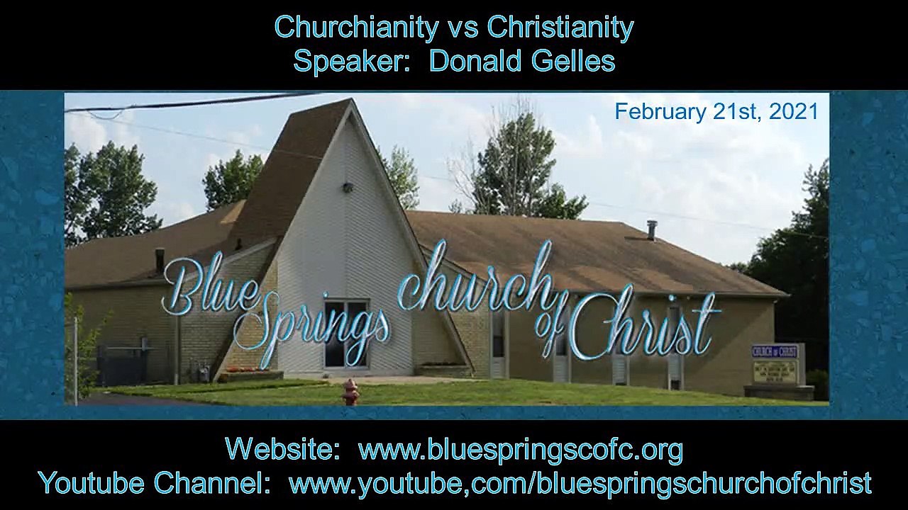 Churchianity vs Christianity
