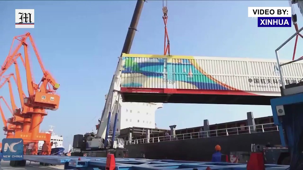 Chinese rocket for space station mission transported to launch site