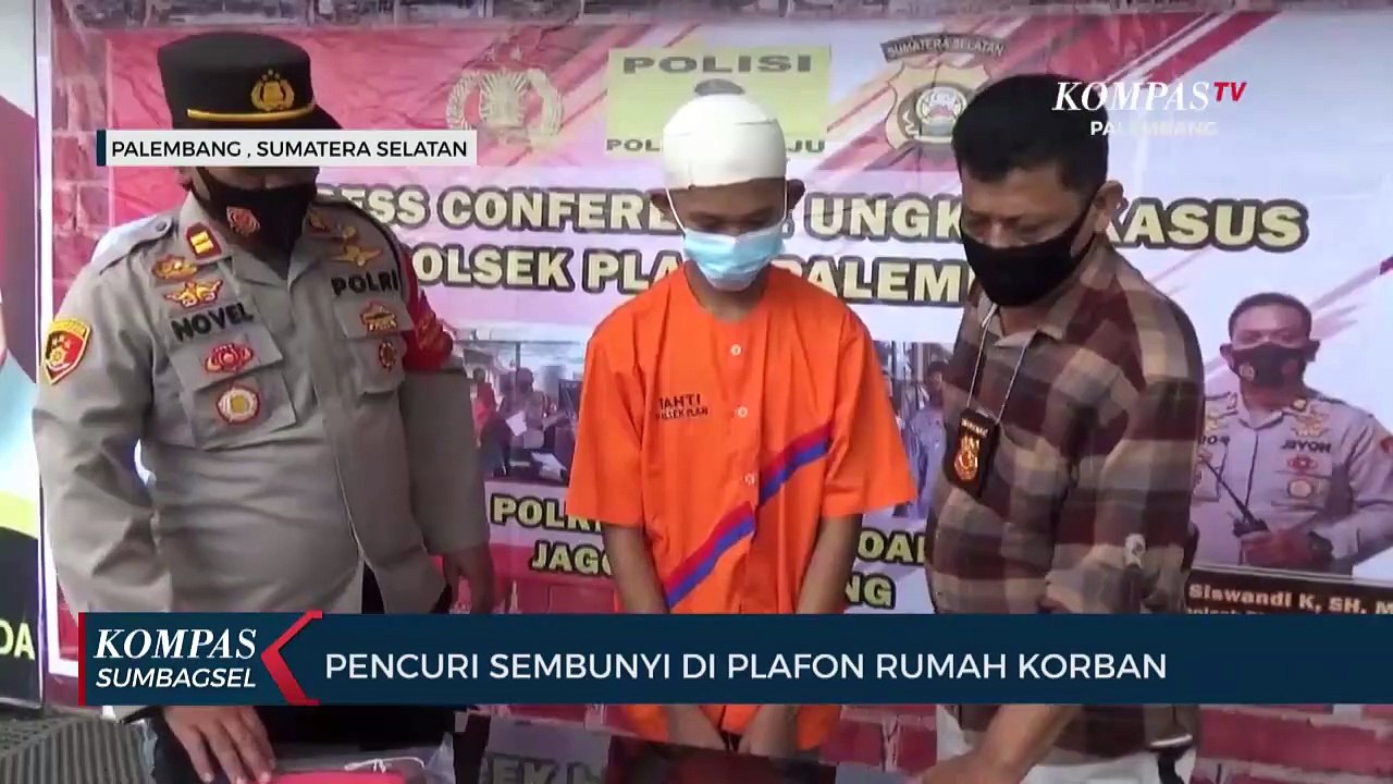 Pencuri Sembunyi Di Plafon Rumah Korban