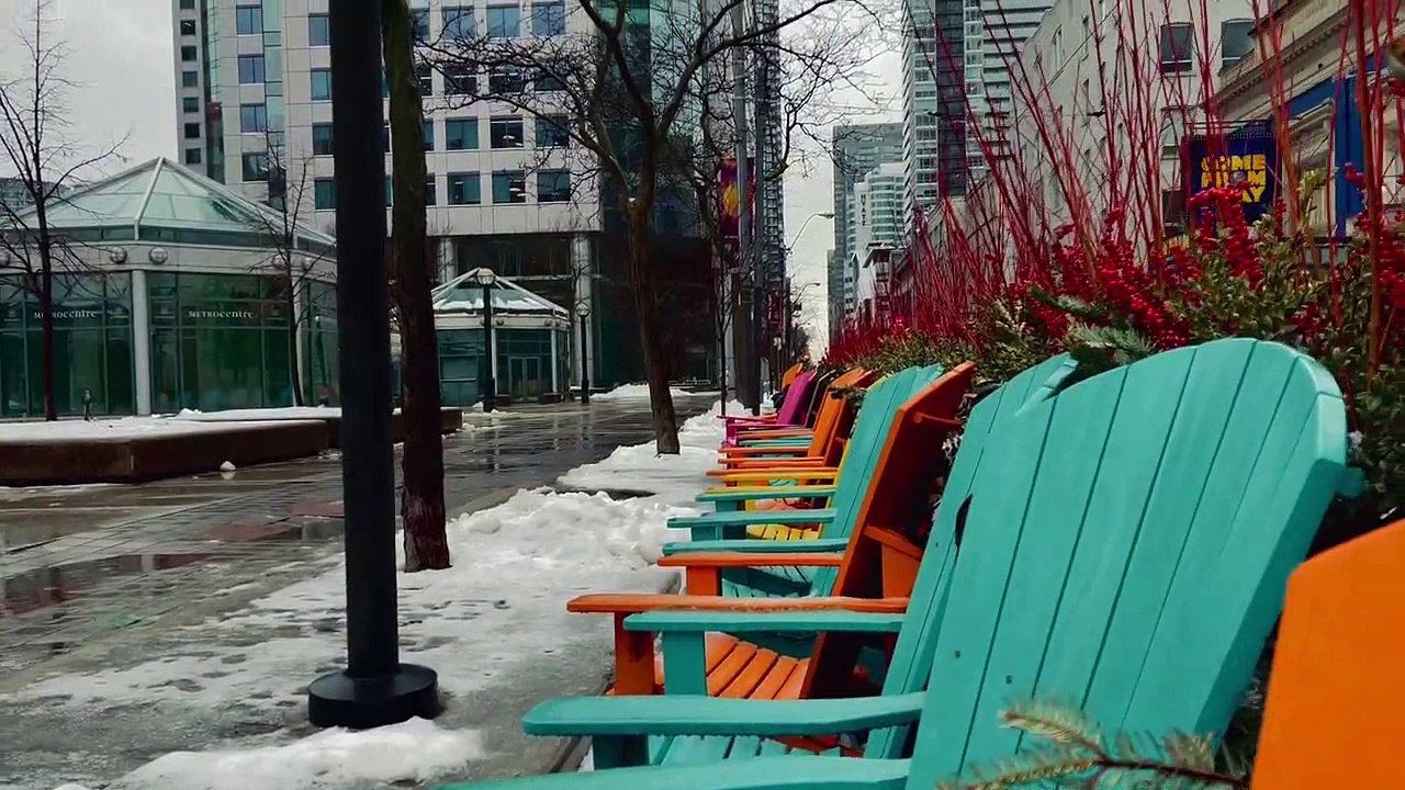 Downtown Toronto - Life at Entertainment District Toronto - [4K] [iPhone 12 Pro Max]