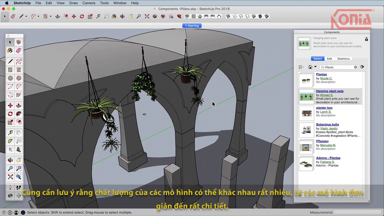 SketchUp Fundamentals: Components (Ch. 8.1) 🧩