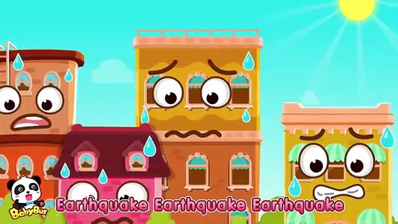 Earthquake Song |  Kids Safety Tips | Nursery Rhymes | Kids Songs | Kids Cartoon | BabyBus