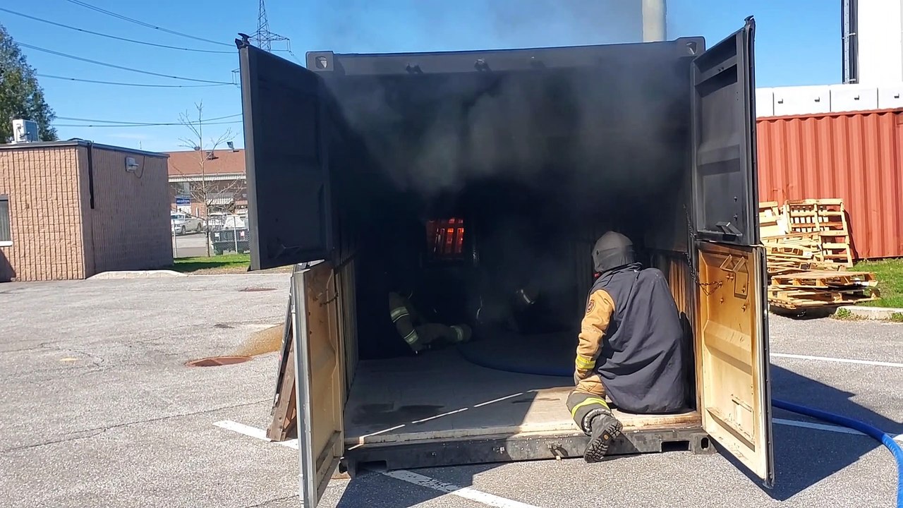 Simulation incendie (Le Reflet - Érick Rivest)