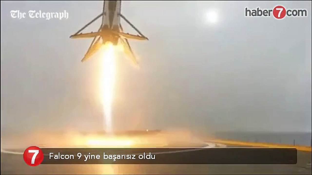 Falcon 9 yine başarısız oldu