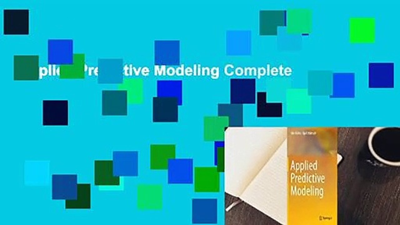 Applied Predictive Modeling Complete