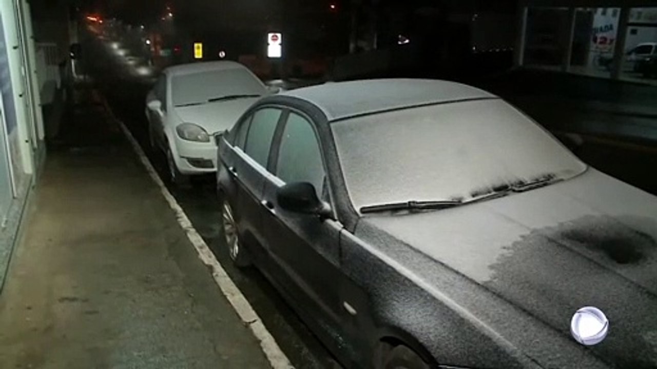 Hó borítja Brazília déli részét