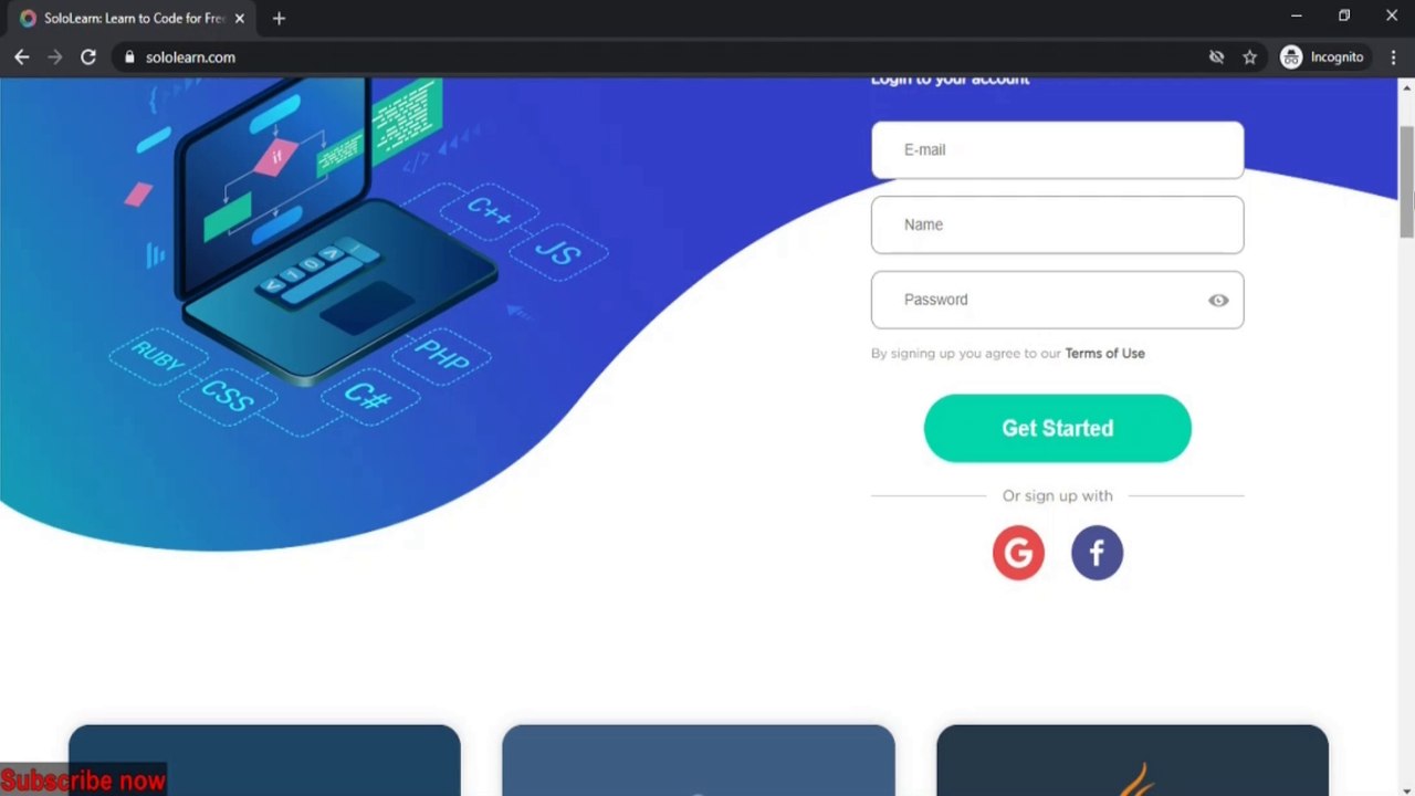 Free Website to Learn Coding|Solo Learn